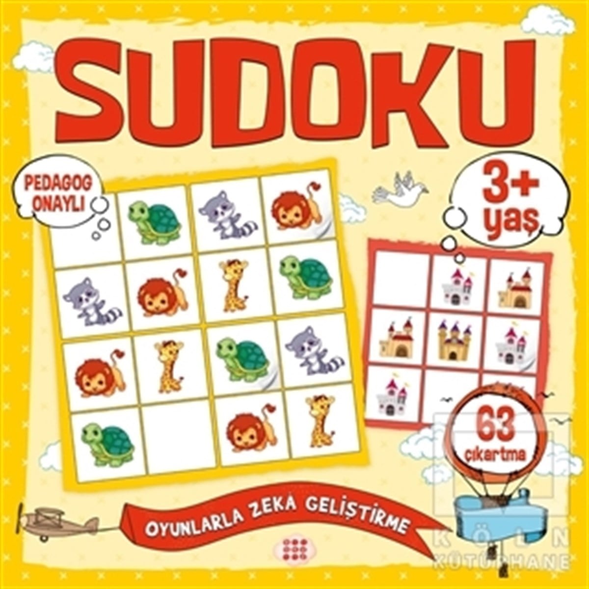 KolektifÇıkartmalı KitaplarÇocuklar İçin Sudoku Çıkartmalı (3+ Yaş)
