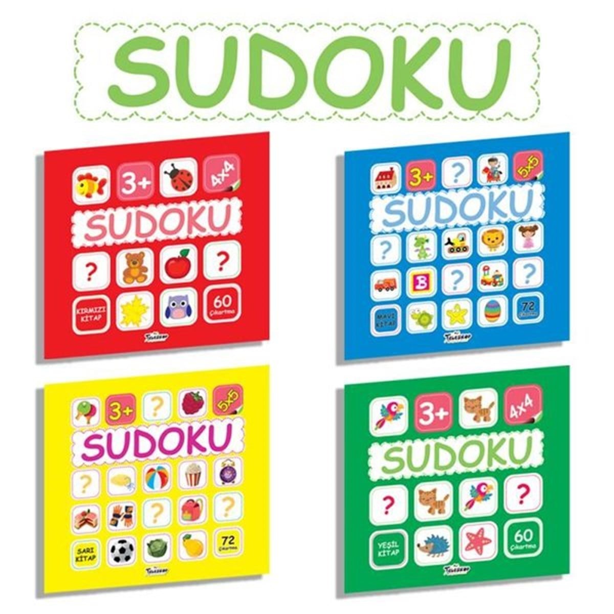 KolektifEgitim Etkinlik KitaplariÇocuklar İçin Sudoku Seti - 4 Kitap Takım
