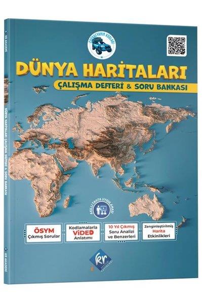 KolektifTYT CografyaCoğrafyanın Kodları Dünya Haritaları Çalışma Defteri ve Soru Bankası