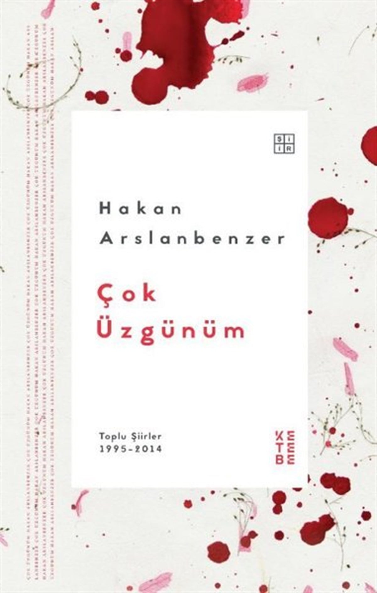 Hakan ArslanbenzerTürk ŞiiriÇok Üzgünüm-Toplu Şiirler 1995-2014
