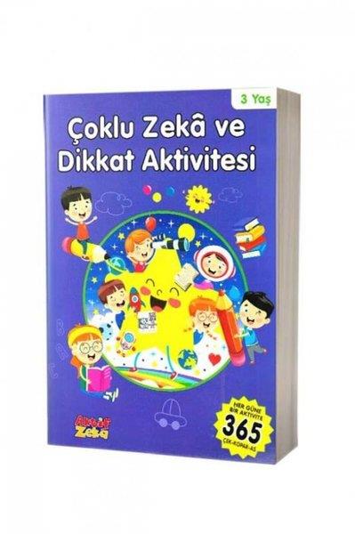 KolektifEgitim Etkinlik KitaplariÇoklu Zeka ve Dikkat Aktivitesi 3 Yaş - Mavi Kitap