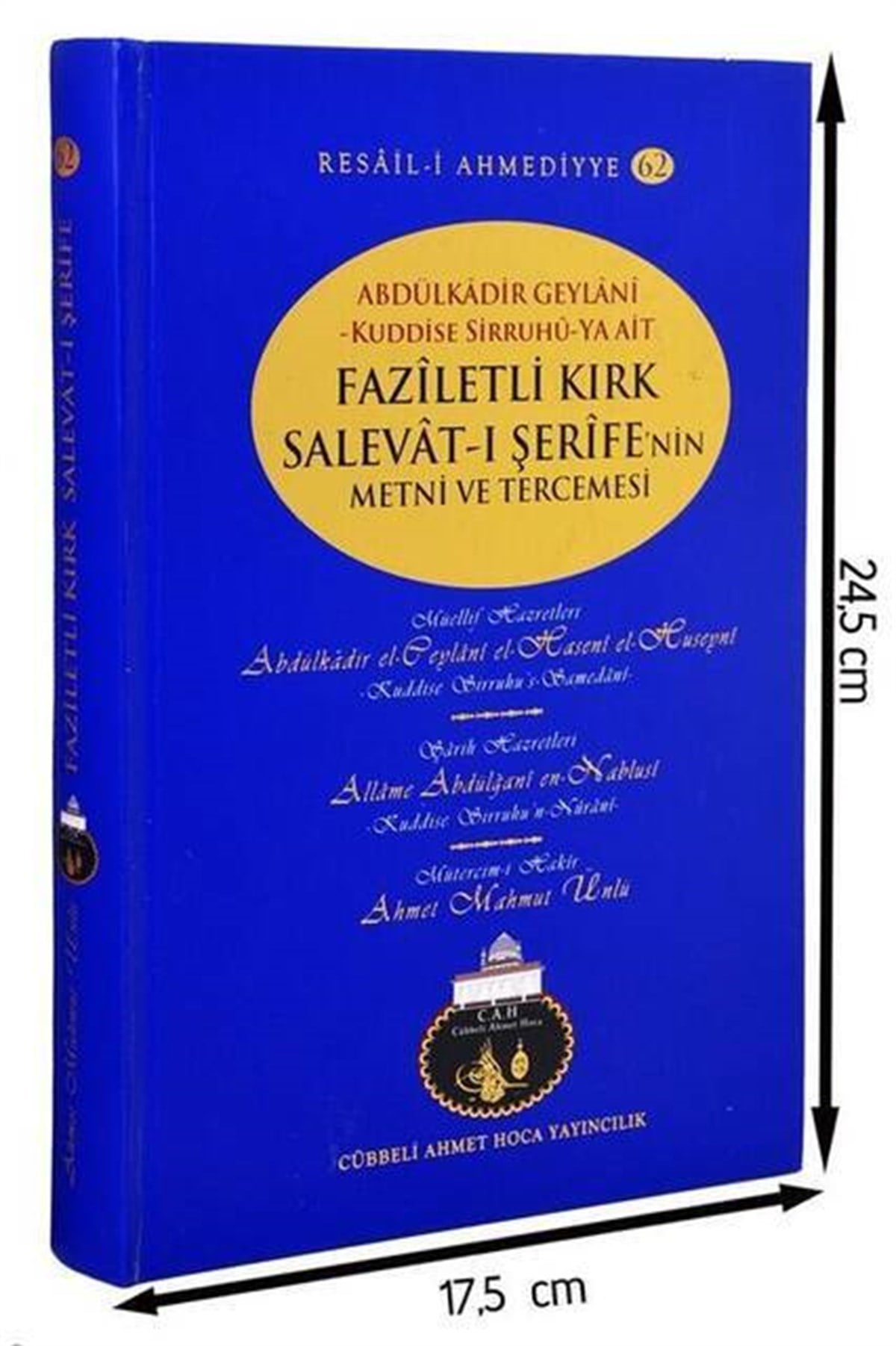 Cübbeli Ahmed Hoca Faziletli Kırk Salavat-ı Şerife Kitabı-1134