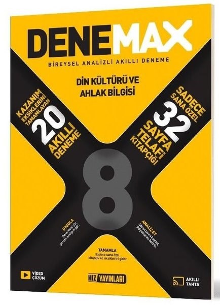 KolektifDin Kültürü Ve Ahlak BilgisiDenemax 8. Sınıf Din 20'Lı Akıllı Deneme
