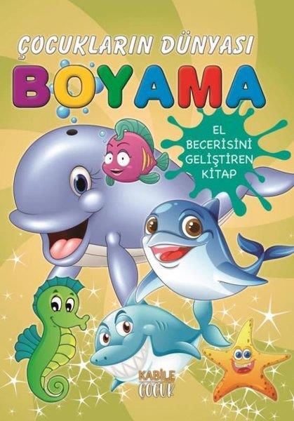 KolektifBoyama KitaplarıDeniz Canlıları-  Çocukların Dünyası Boyama Kitabı 9