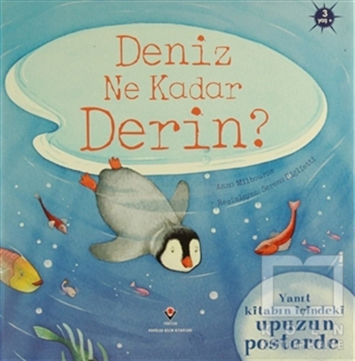 Anna MilbourneBilimsel Çocuk KitaplarıDeniz Ne Kadar Derin? (Sünger Kapaklı)