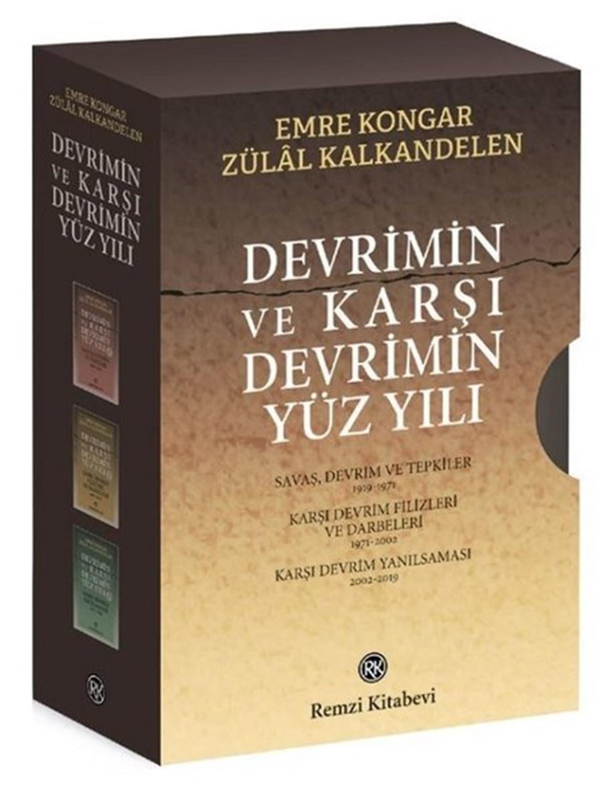 Emre KongarTürkiye ve Cumhuriyet Tarihi KitaplarıDevrimin ve Karşı Devrimin Yüz Yılı Seti - 3 Kitap Takım - Kutulu