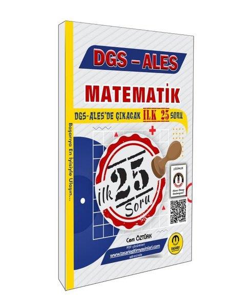 Cem ÖztürkALES Soru Bankasi KitaplariDGS ALES Matematik İlk 25 Çıkacak Soru Bankası