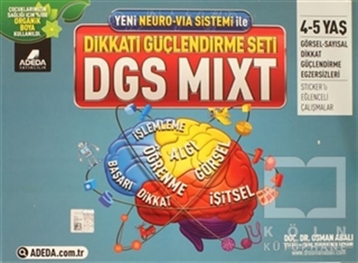 Osman AbalıZeka Gelişimi KitaplarıDGS MIXT Dikkati Güçlendirme Seti 4-5 Yaş