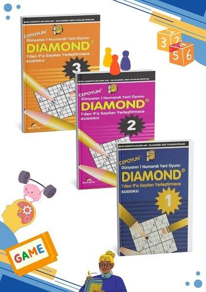 Ahmet KaraçamBilmece & Bulmaca KitaplarıDiamond - Sudoku Akıl Dolu Oyunlar Seti - 3 Kitap Takım