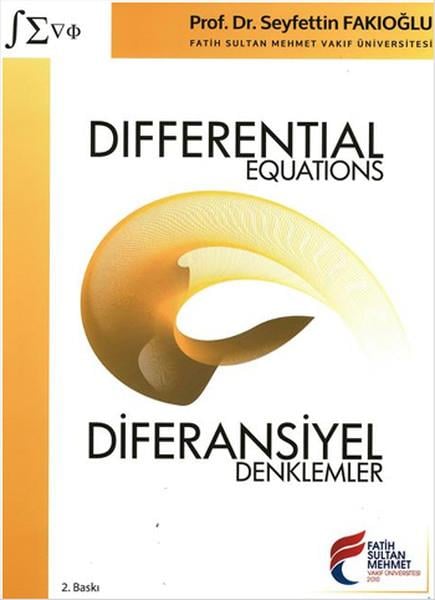 Seyfettin FakıoğluMatematik KitaplarıDifferential Equations - Diferansiyel Denklemler