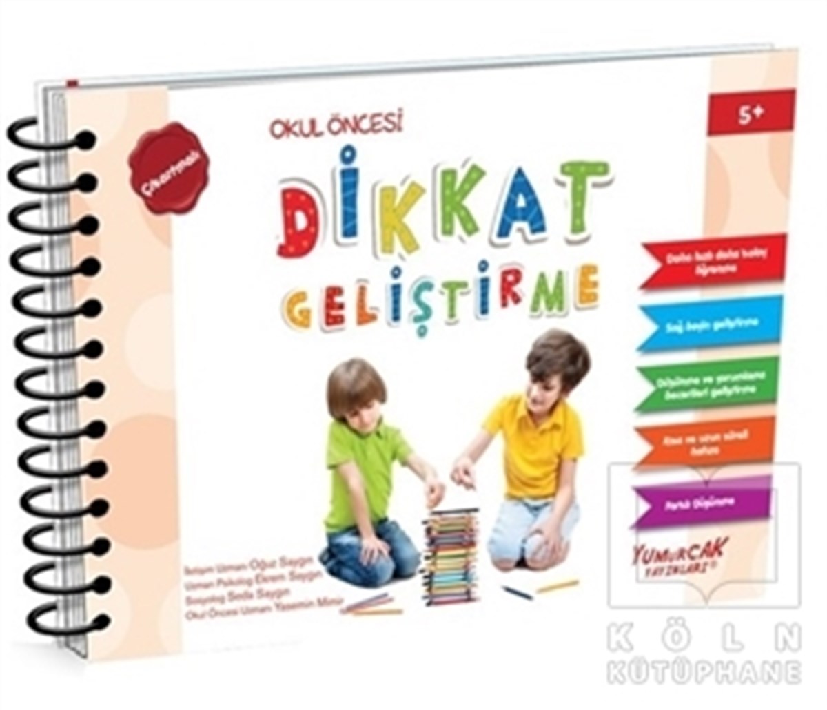 Oğuz SaygınOkul Öncesi Resimli KitaplarDikkat Geliştirme - Okul Öncesi - (5 Yaş)