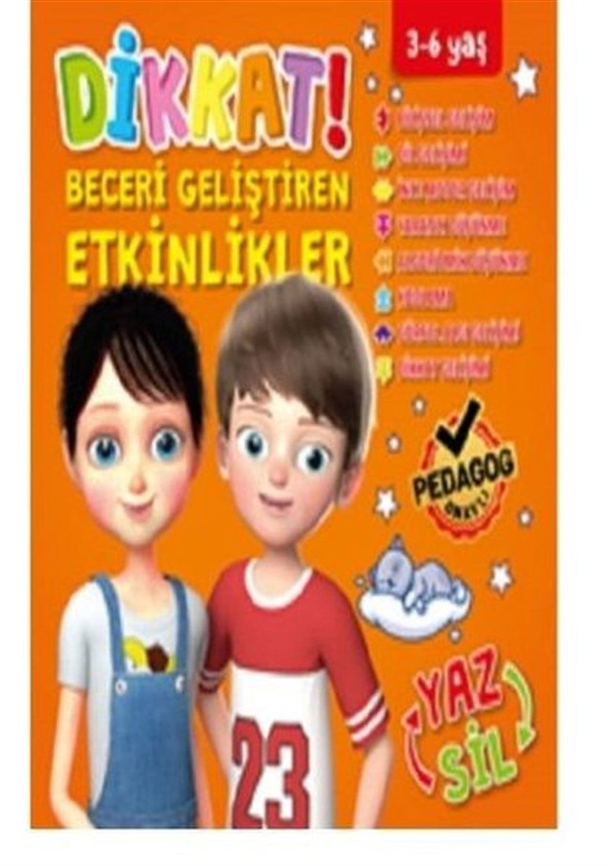 Bilge ÖztepeEtkinlik KitaplarıDikkat ve Beceri Geliştiren Etkinlikler - Turuncu Seri