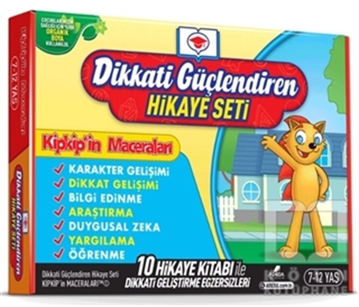 Leyla Uğur KaracaÇocuk RomanlarıDikkati Güçlendiren Hikaye Seti - Kip Kip'in Maceraları Kutulu Set (10 Kitap Takım)