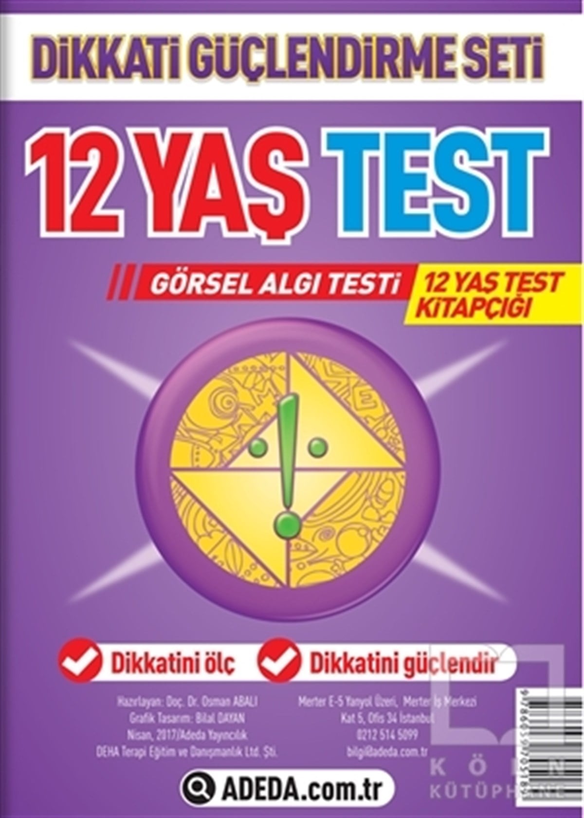 Osman AbalıZeka GelişimiDikkati Güçlendirme Seti 12 Yaş Test
