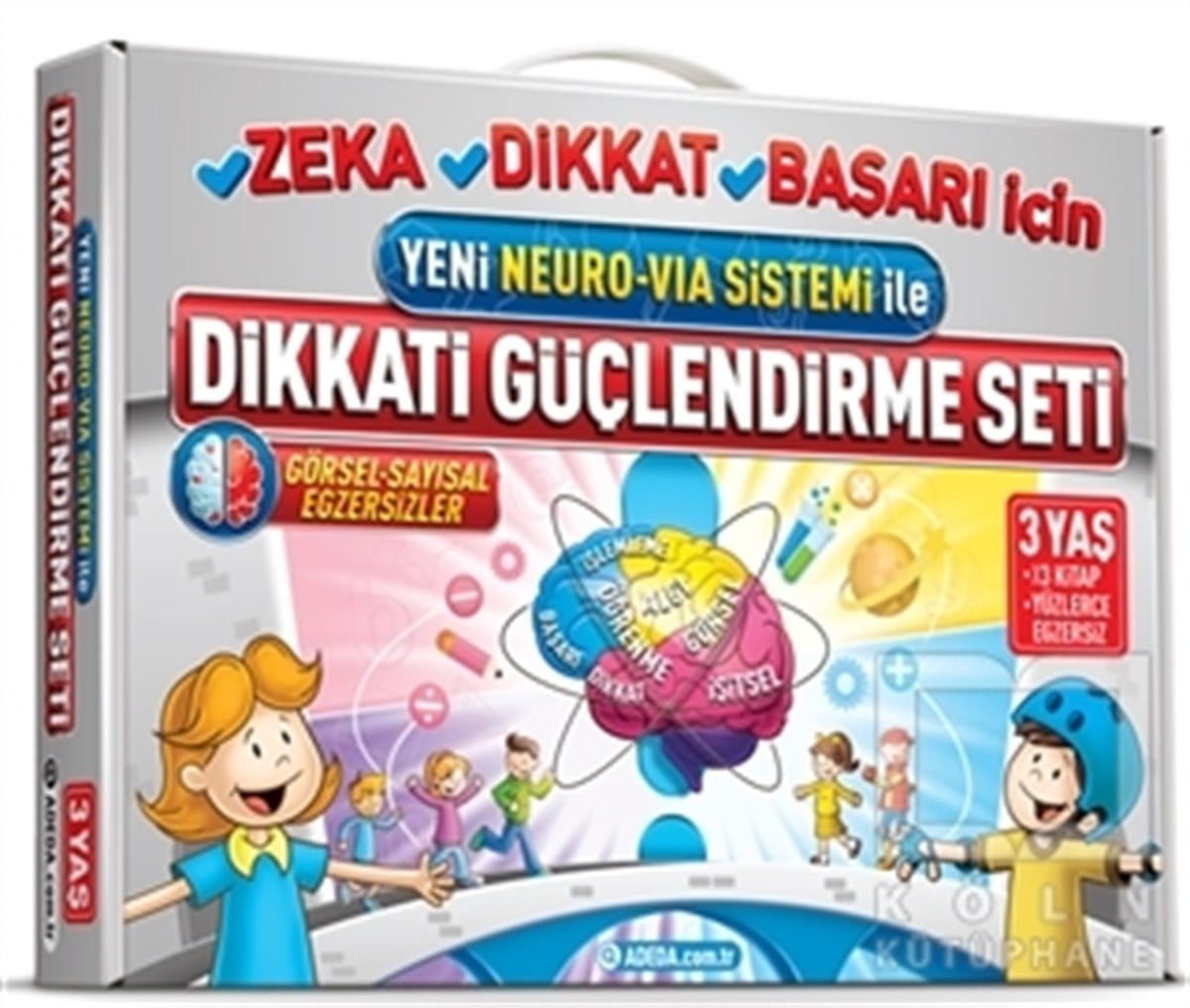 KolektifZeka GelişimiDikkati Güçlendirme Seti 3 Yaş - Yeni Neoro - Via Sistemi İle