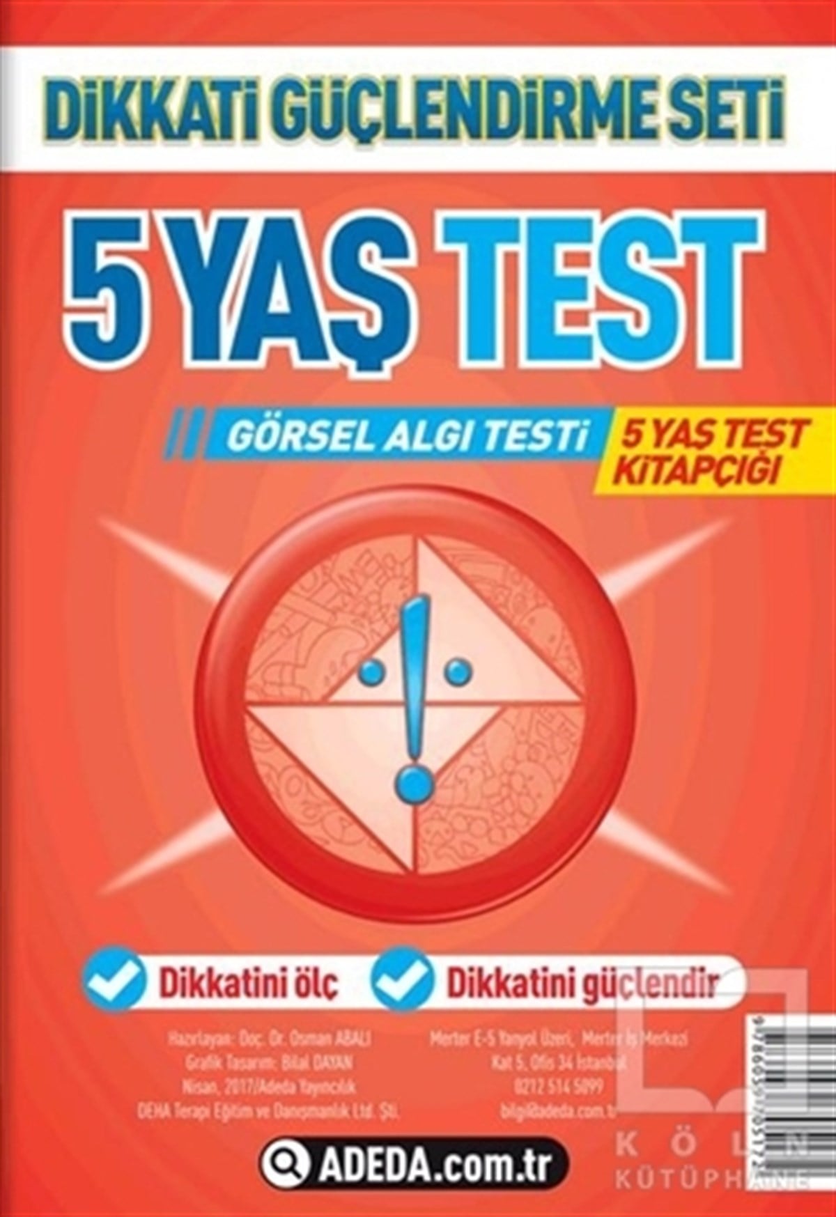 Osman AbalıZeka GelişimiDikkati Güçlendirme Seti 5 Yaş Test