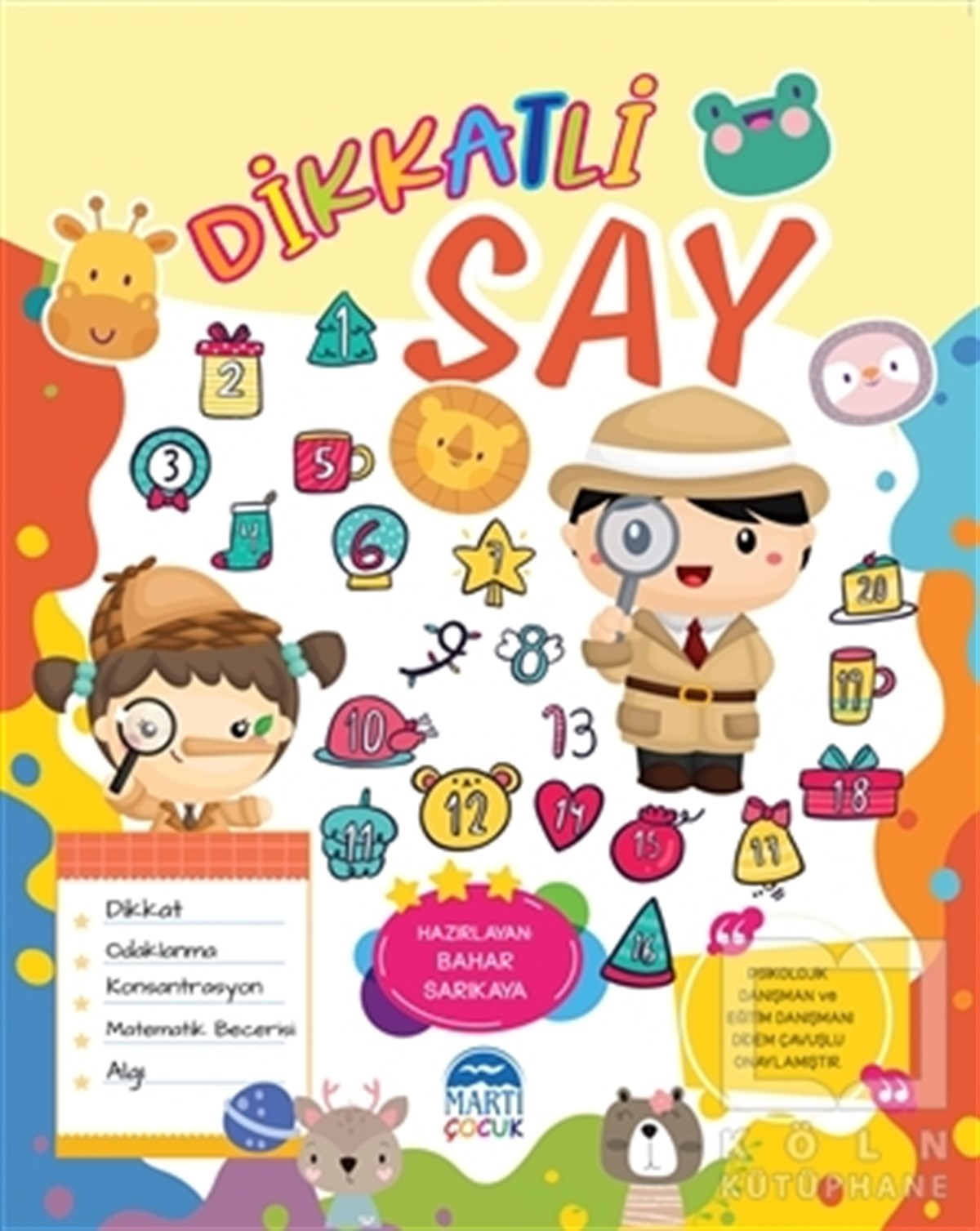 Bahar SarıkayaEtkinlik KitaplarıDikkatli Say
