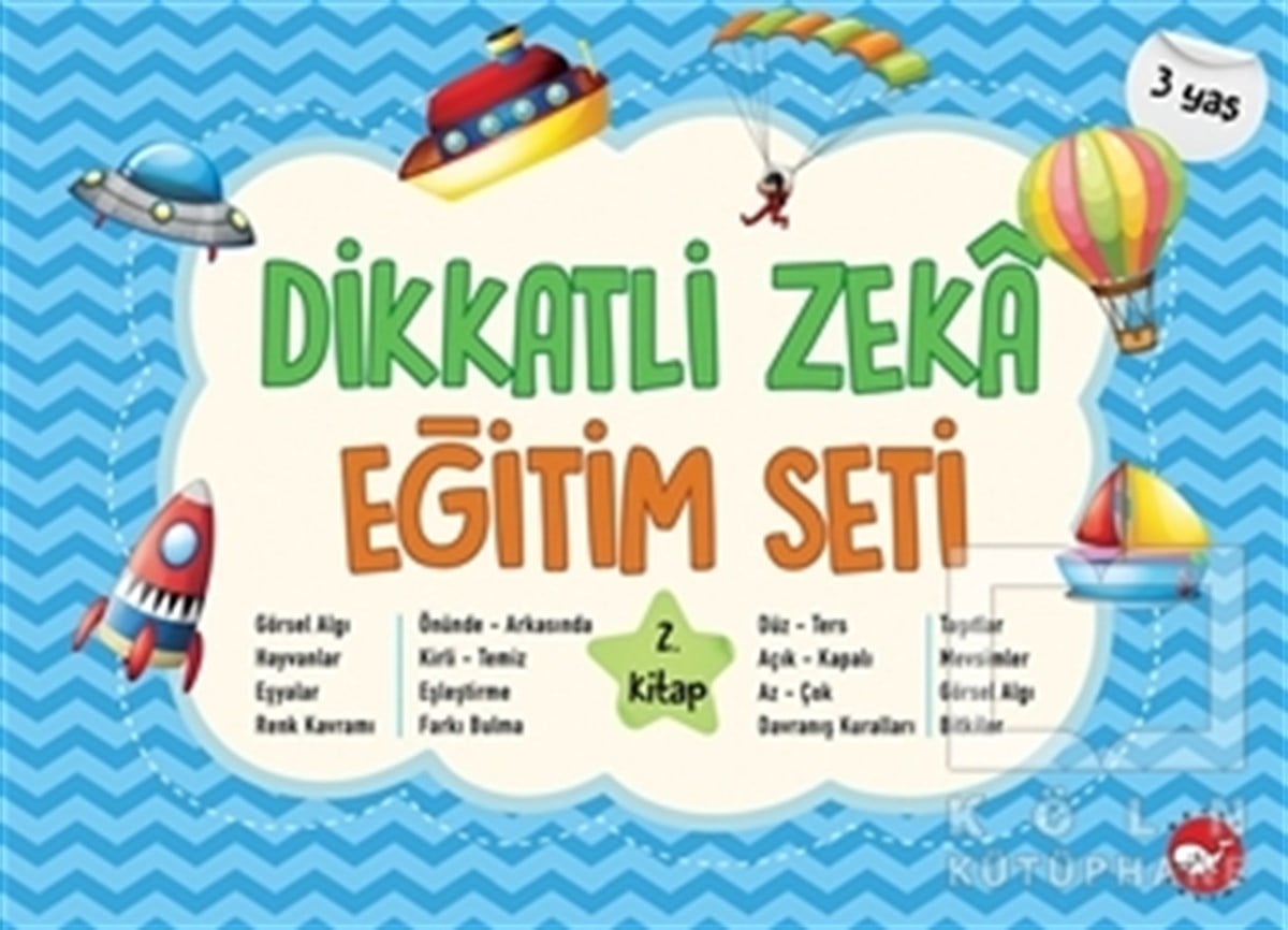 Neşe DuranZeka Gelişimi KitaplarıDikkatli Zeka Eğitim Seti 2. Kitap (3 Yaş)