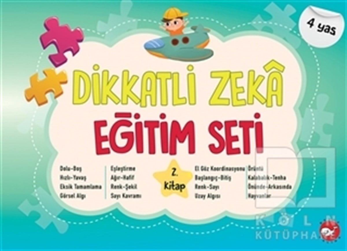 Neşe DuranZeka Gelişimi KitaplarıDikkatli Zeka Eğitim Seti 2. Kitap (4 Yaş)