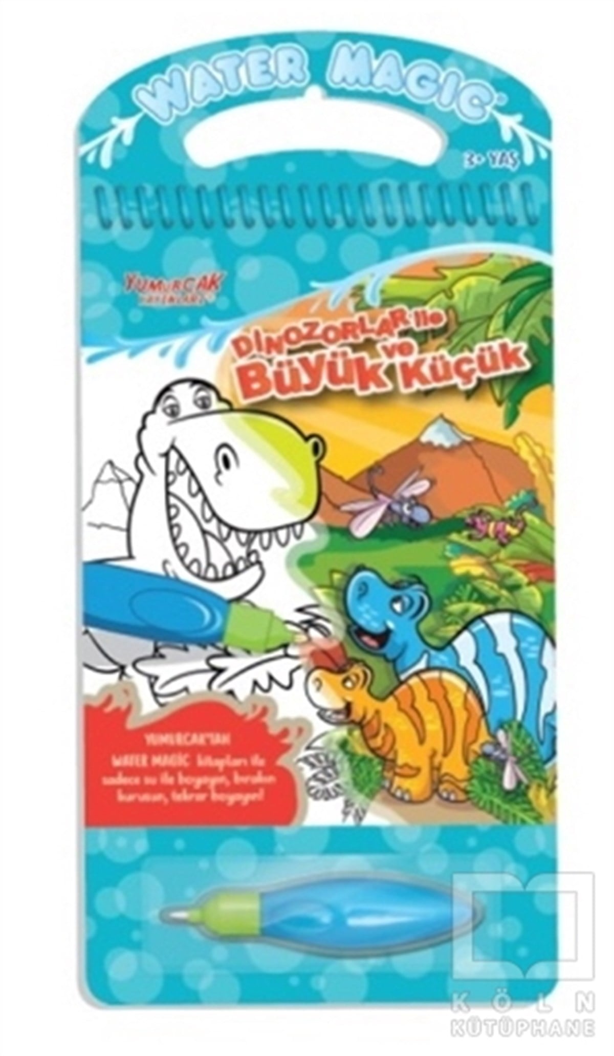 KolektifBoyama KitaplarıDinozorlar ile Büyük ve Küçük - Water Magic Boyama Kitabı