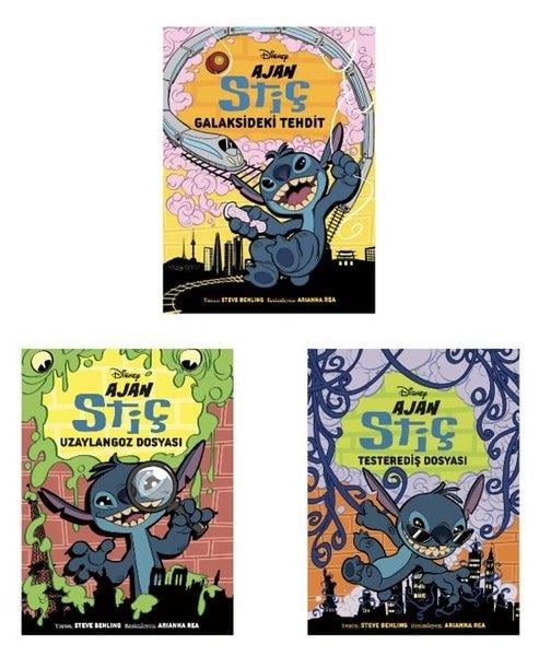 Steve BehlingÇocuk Gençlik RomanlarıDisney Ajan Stiç - Maceraları Seti - 3 Kitap Takım
