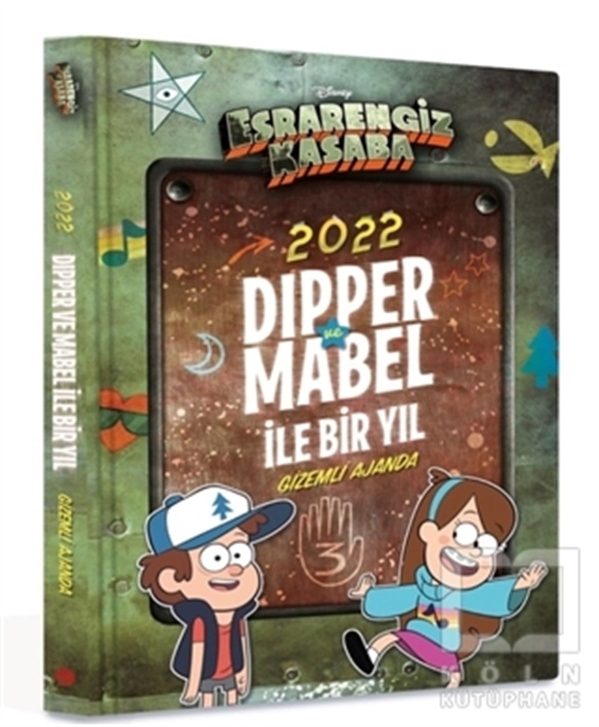 KolektifAjanda - Takvim - DefterDisney - Esrarengiz Kasaba 2022 Dipper ve Mabel ile Bir Yıl - Gizemli Ajanda