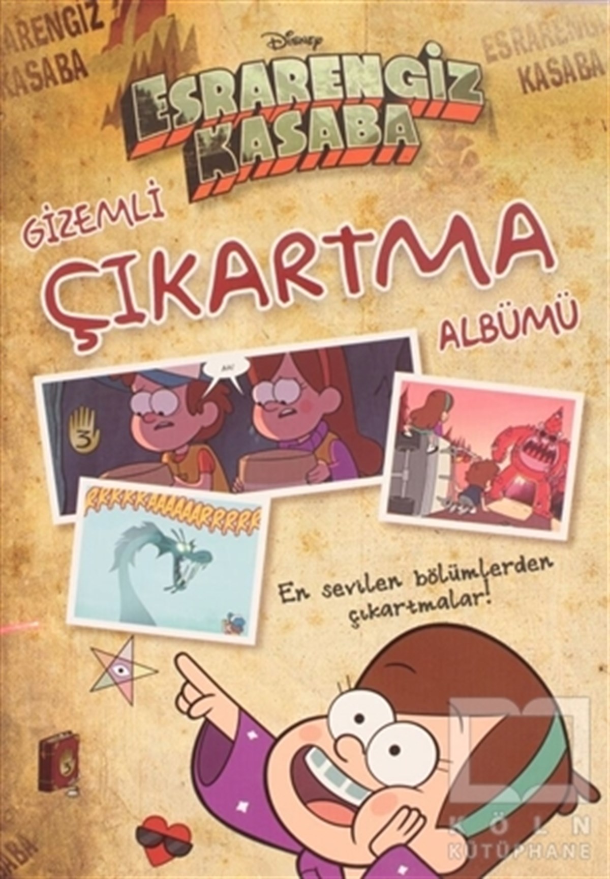 KolektifÇıkartmalı KitaplarDisney Esrarengiz Kasaba Gizemli Çıkartma Albümü