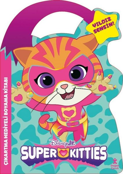 KolektifEgitim Etkinlik KitaplariDisney Jr. Super Kitties - Yıldız Sensin! Çıkartma Hediyeli Boyama Kitabı