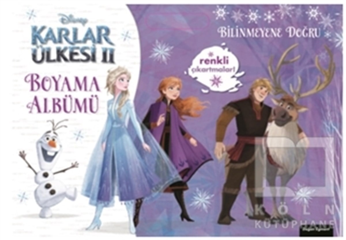 KolektifÇıkartmalı KitaplarDisney Karlar Ülkesi 2 - Boyama Albümü Bilinmeyene Doğru