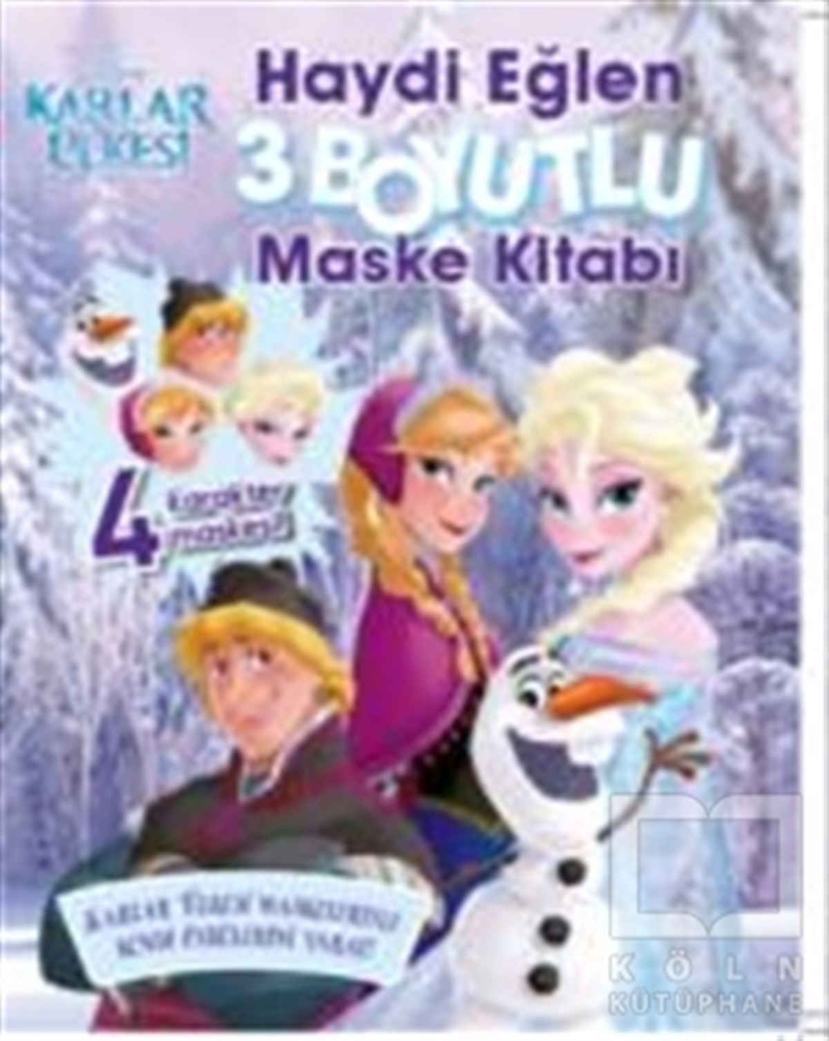 KolektifDiğerDisney Karlar Ülkesi 3 Boyutlu Maske Kitabı