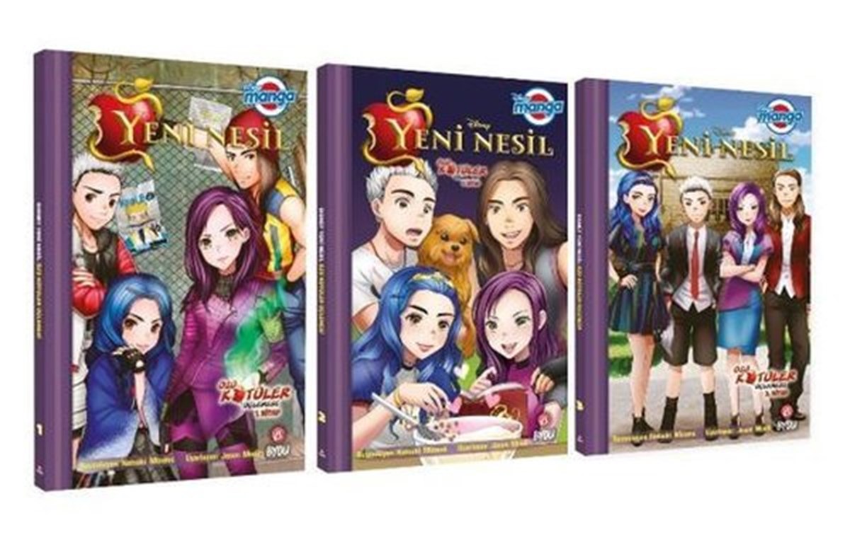 Jason MuellÇocuk Gençlik RomanlarıDisney Manga Yeni Nesil Özlü Kötüler Üçlemesi Seti - 3 Kitap Takım