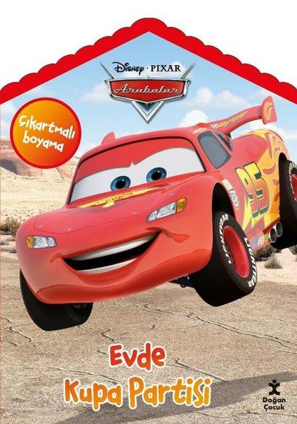 KolektifEgitim Etkinlik KitaplariDisney Pixar Arabalar Evde Kupa Partisi Çıkartmalı Boyama Kitabı