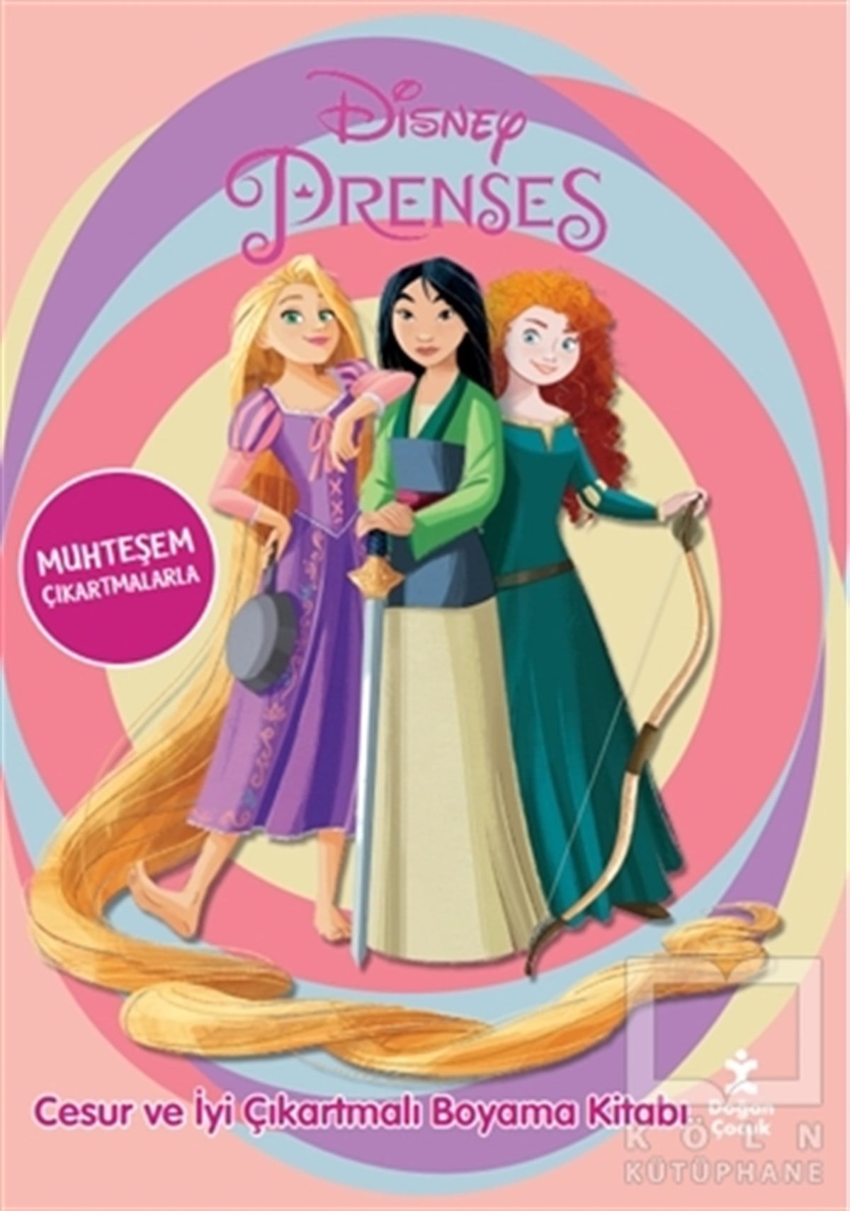 KolektifBoyama KitaplarıDisney Prenses - Cesur ve İyi Çıkartmalı Boyama Kitabı