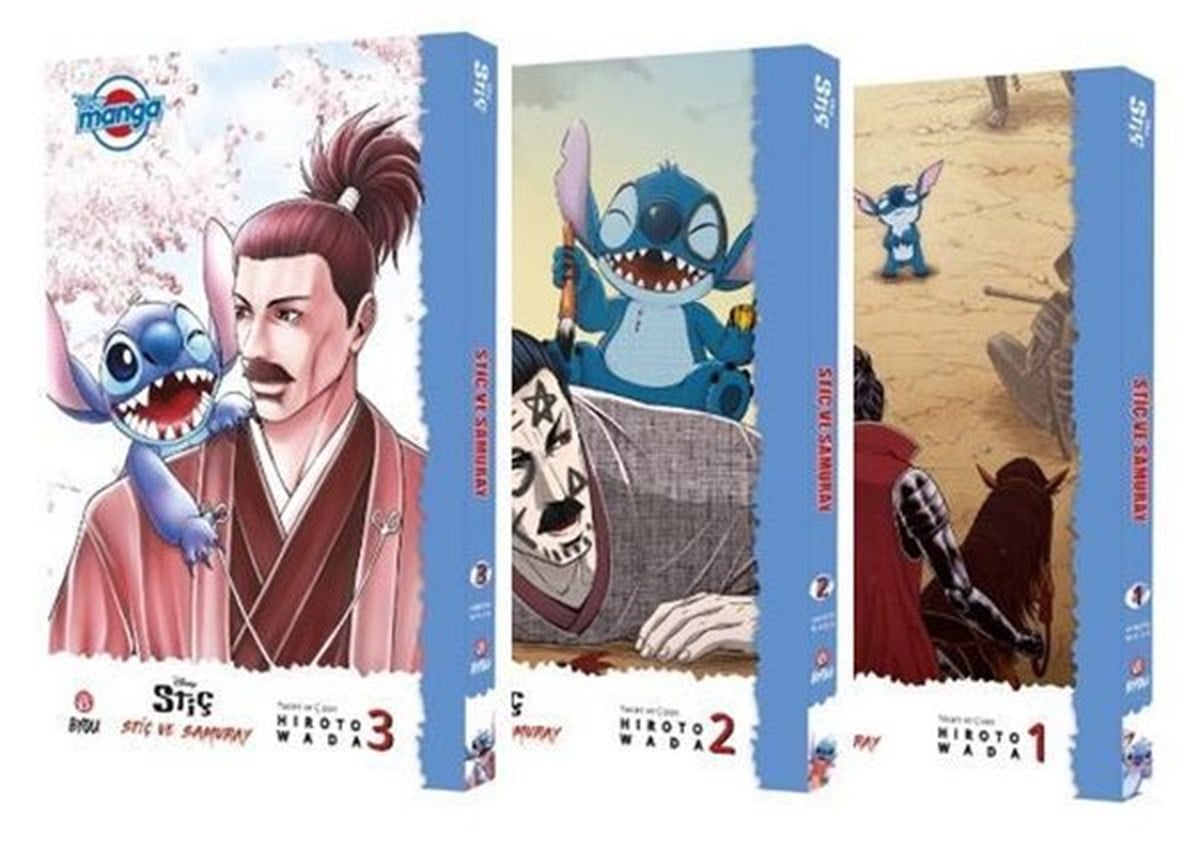 Hiroto WadaÇocuk Gençlik RomanlarıDisney Stiç ve Samuray Seti - 3 Kitap Takım