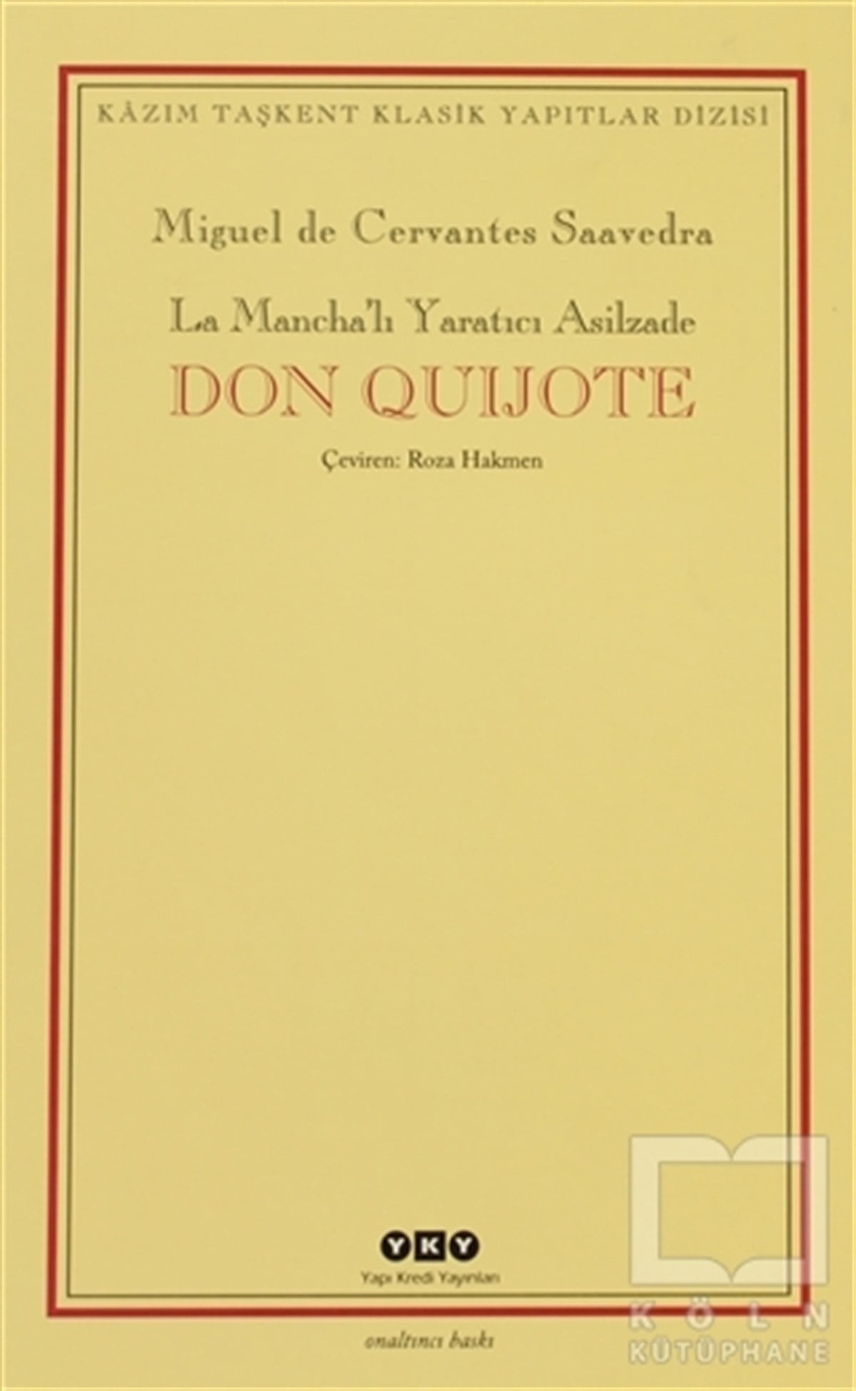 Miguel de CervantesRomanDon Quijote 2 Cilt Takım (Kutulu)