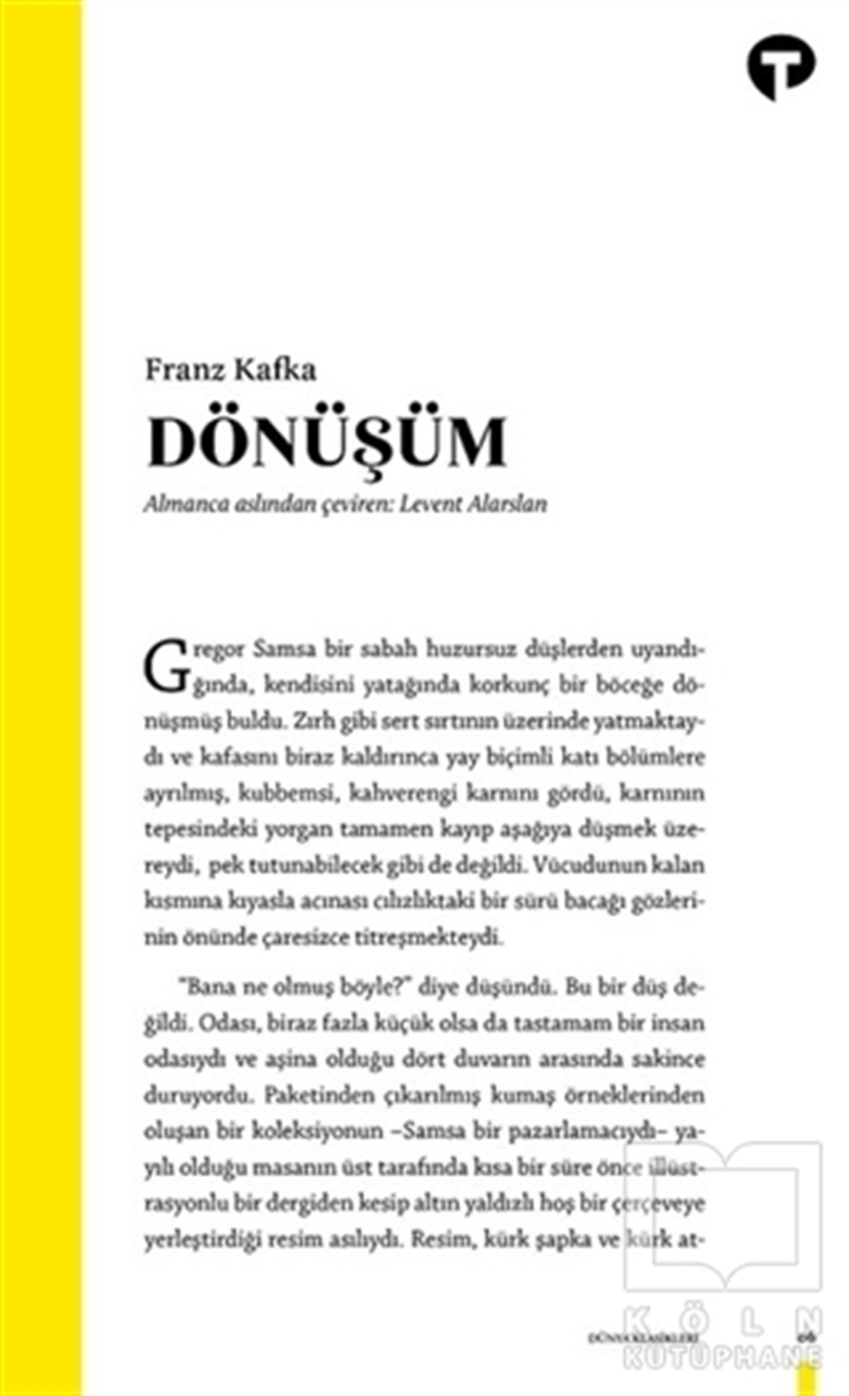 Franz KafkaRomanDönüşüm