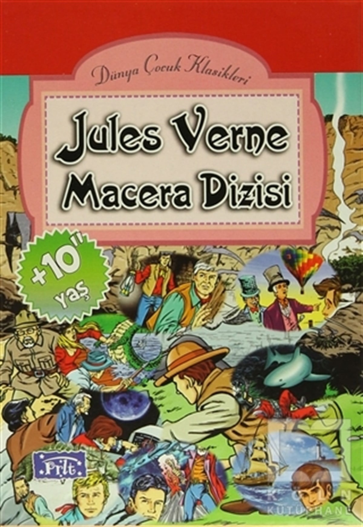 Jules VerneÇocuk Hikaye KitaplarıDünya Çocuk Klasikleri Jules Verne Macera Dizisi (10 Kitap Takım)