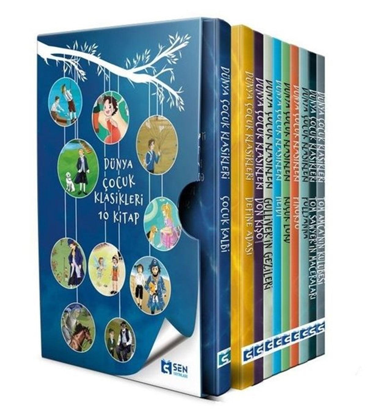 KolektifKlasik Çocuk KitaplarıDünya Çocuk Klasikleri Seti - 10 Kitap Kutulu