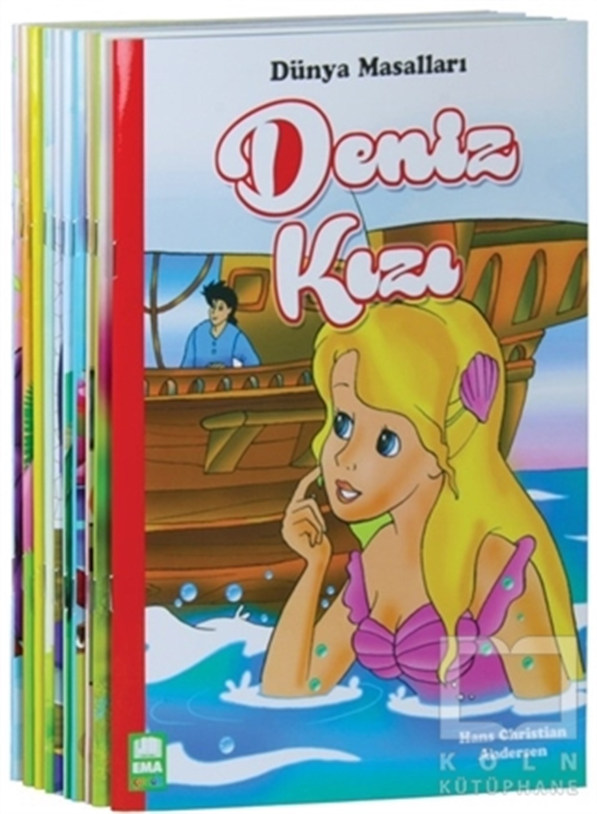 KolektifÇocuk Masal KitaplarıDünya Masalları Seti 1 ve 2 Sınıflar İçin Eğik el Yazılı (10 Kitap Takım - Büyük Boy)