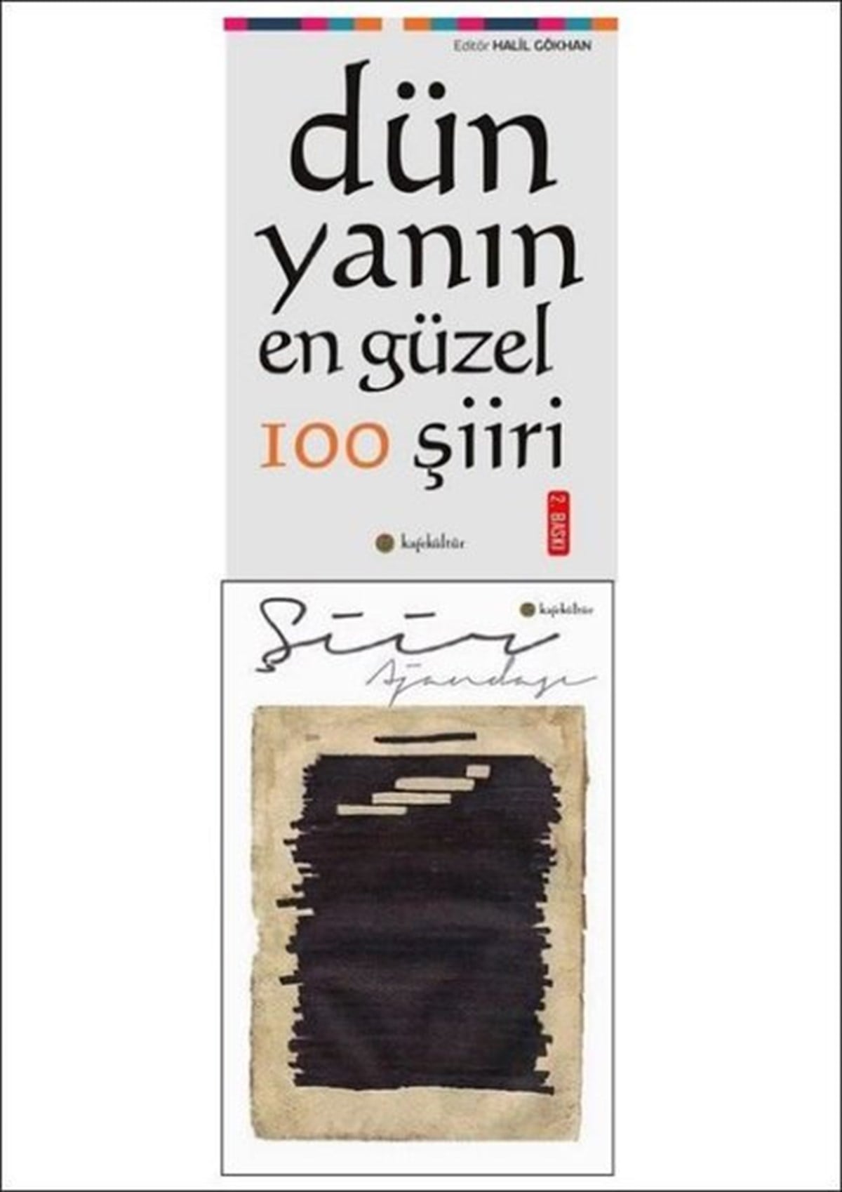 KolektifTürk ŞiiriDünyanın En Güzel 100 Şiiri ve Şiir Ajandası Seti - 2 Kitap Takım
