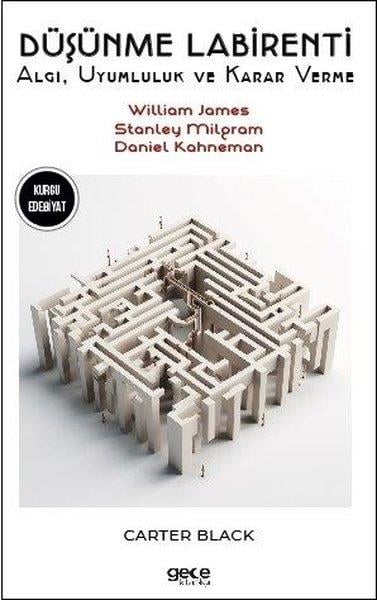 Carter BlackDünya RomanDüşünme Labirenti-Algı, Uyumluluk ve Karar Verme- William James-Stanley Milgram-Daniel Kahneman