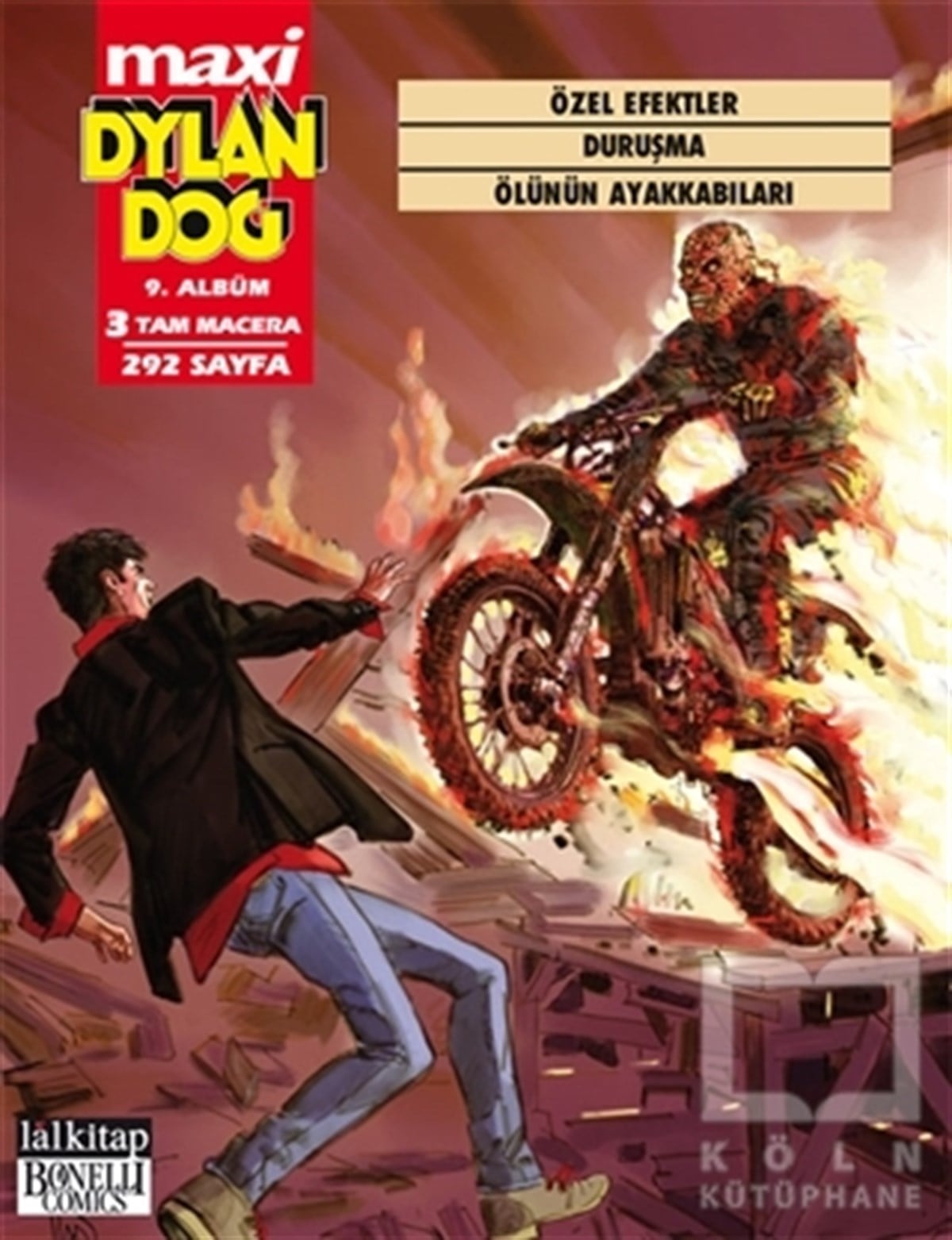 Andrea CavalettoÇizgi RomanDylan Dog Maxi Albüm 9 - Özel Efektler / Duruşma / Ölünün Ayakkabıları