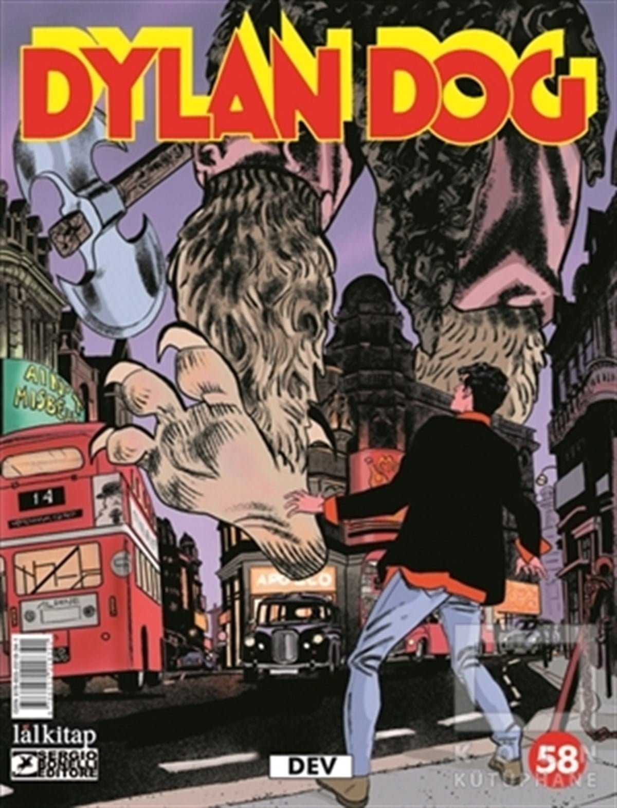 Tiziano SclaviÇocuk Çizgi RomanlarıDylan Dog Sayı 58 - Dev