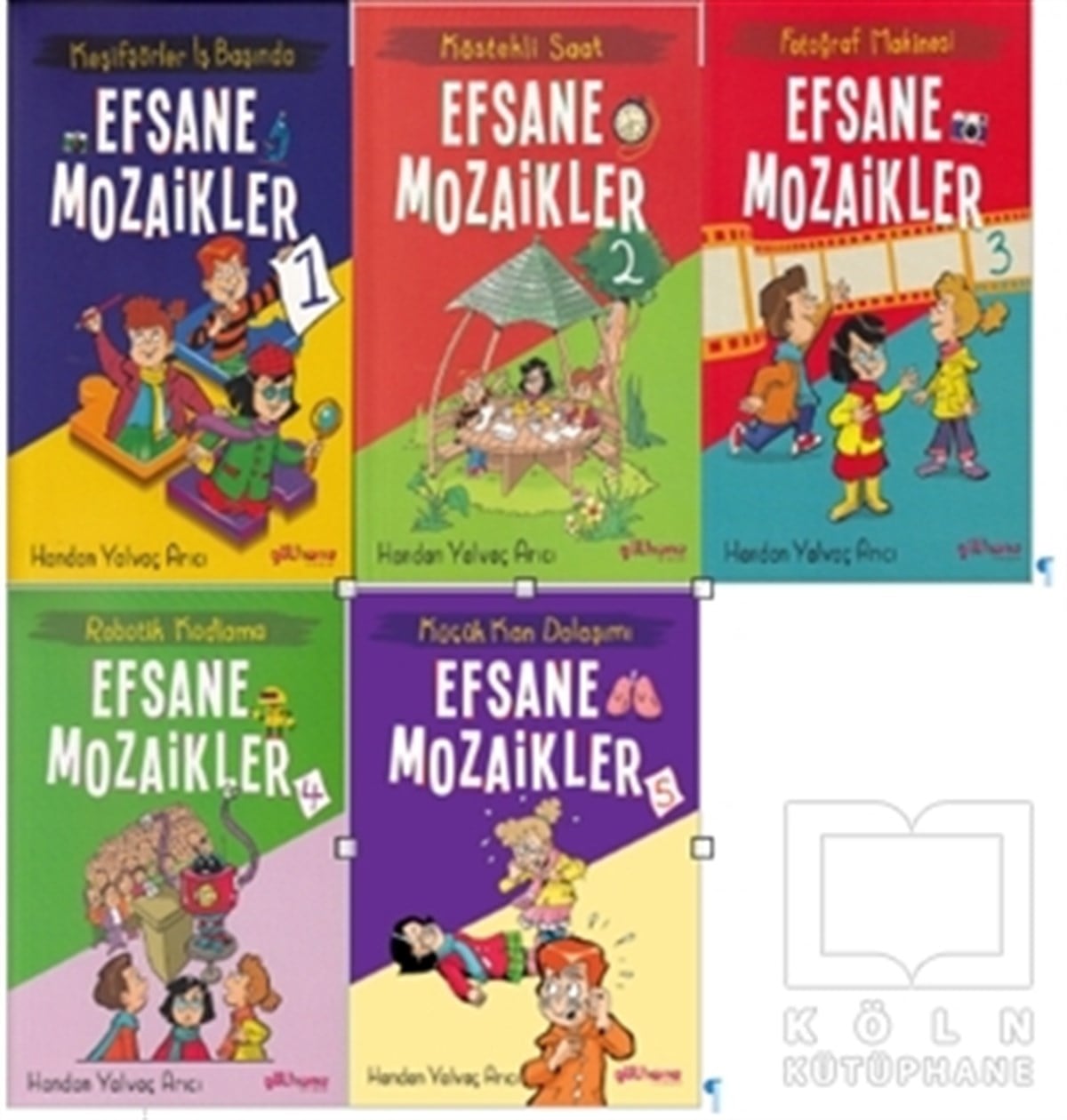 Handan Yalvaç ArıcıÇocuk Hikaye KitaplarıEfsane Mozaikler Serisi 5 Kitap Takım