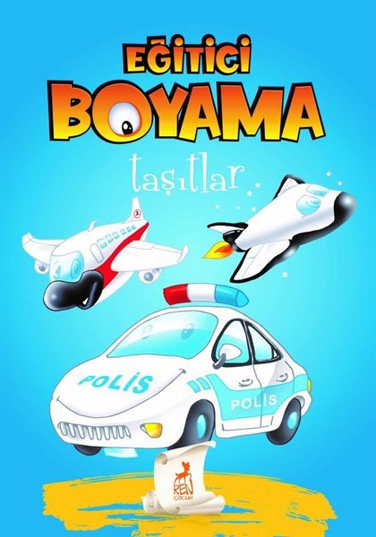 KolektifBoyama KitaplarıEğitici Boyama - Taşıtlar