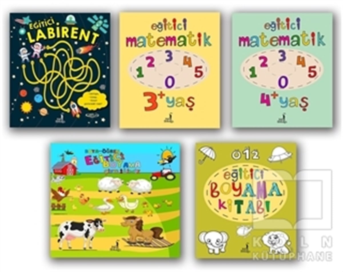 Serkan KarakoçEtkinlik KitaplarıEğitici Kitaplar Seti (5 Kitap Takım)