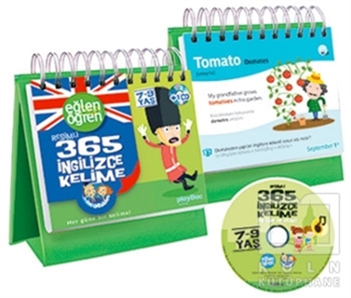 KolektifDiğerEğlen Öğren Resimli 365 İngilizce Kelime 7-9 Yaş (CD'li)