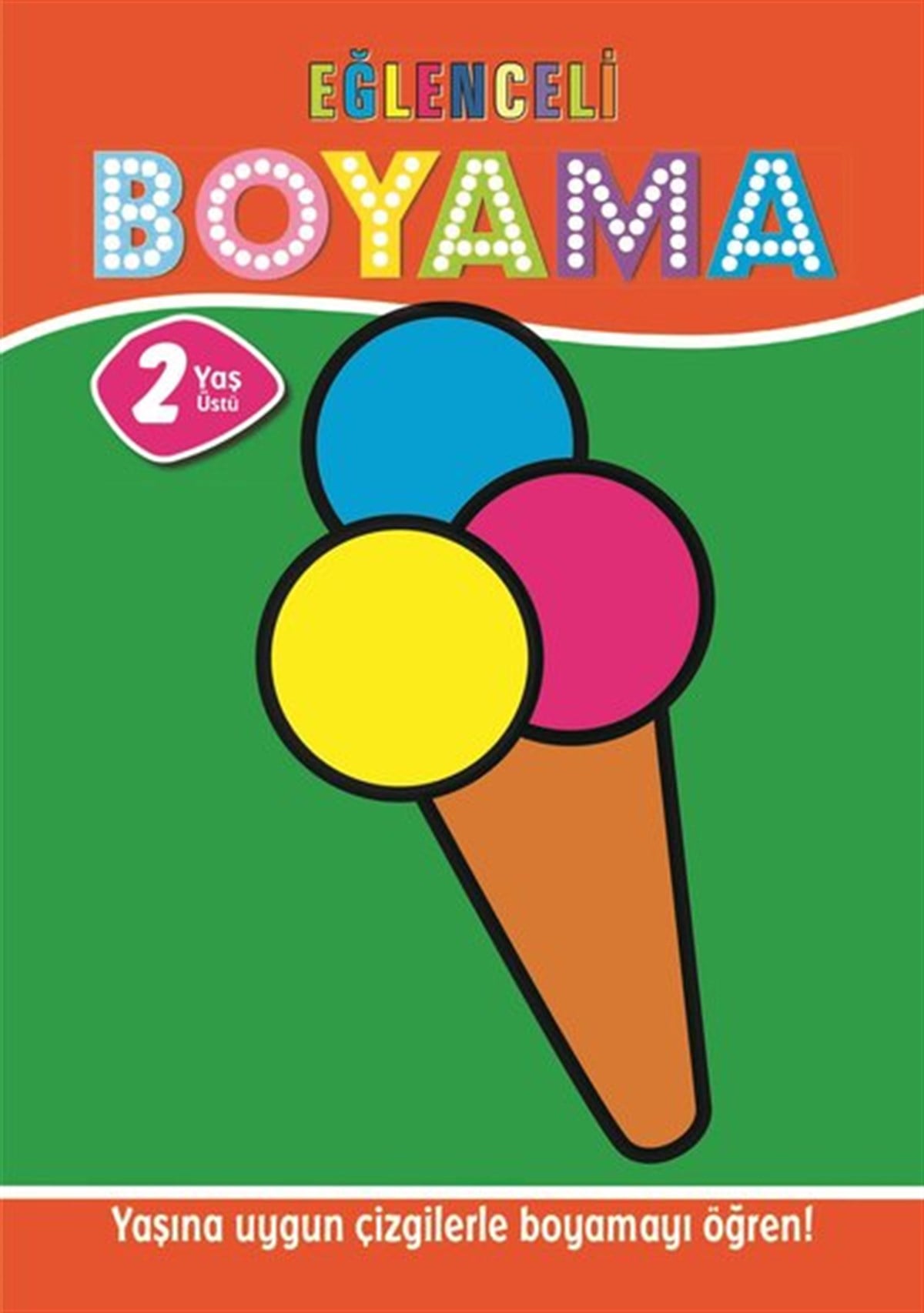 KolektifBoyama KitaplarıEğlenceli Boyama - 2 Yaş Üstü 4'lü Pastel Boya Hediyeli