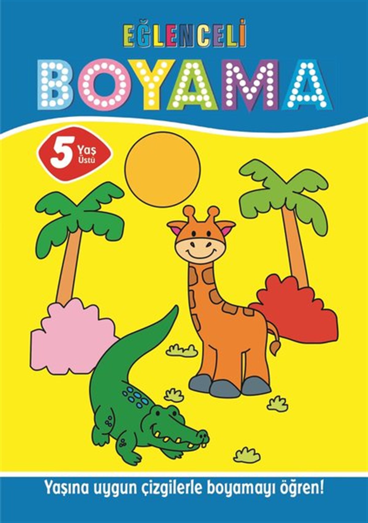 KolektifEgitim Etkinlik KitaplariEğlenceli Boyama - 5 Yaş Üstü 4'lü Pastel Boya Hediyeli
