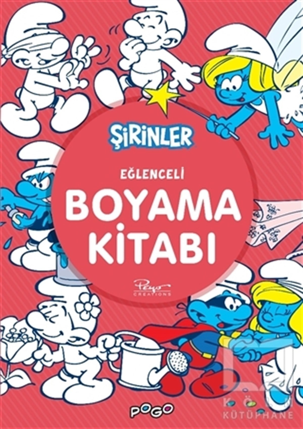 KolektifBoyama KitaplarıEğlenceli Boyama Kitabı - Şirinler